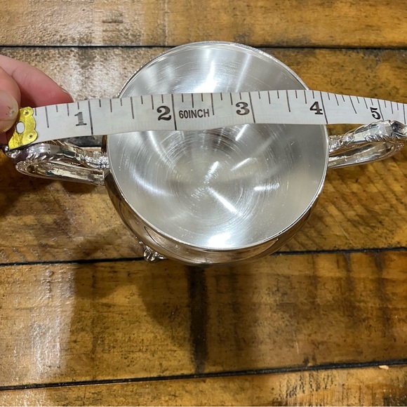 Vintage | Elegance | Silver Plated Sugar and creamer set - Picture 11 of 14